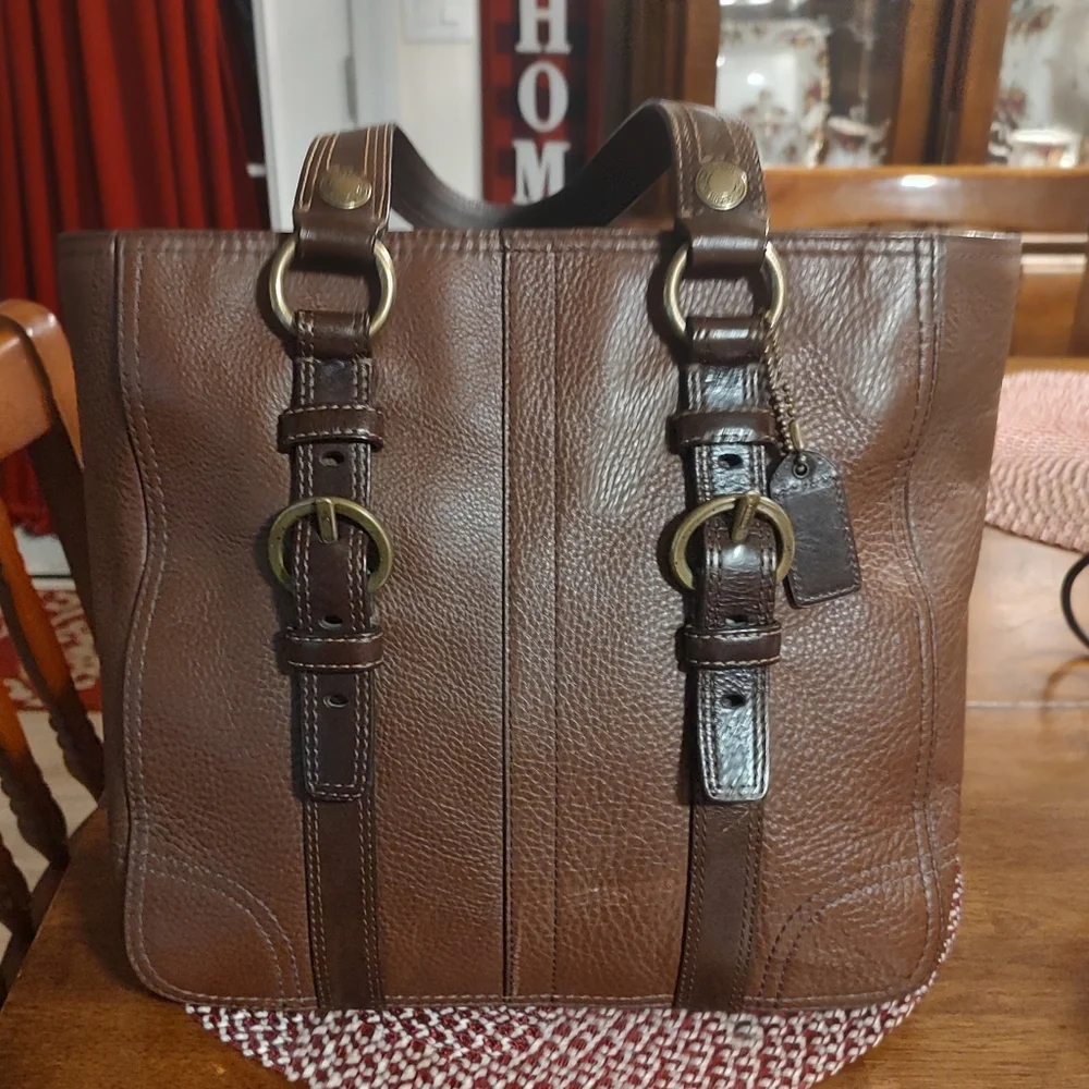 Coach Leather Large Tote